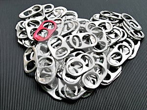 Soda can pull tabs