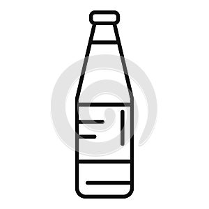 Soda drink bottle icon outline vector. Vending machine