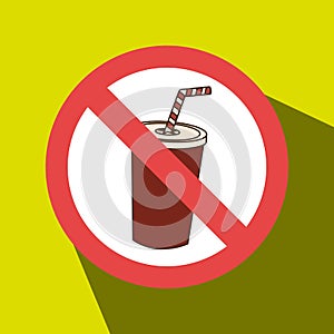 soda fast food unhealth prohibited photo