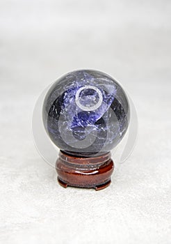 Sodalite round sphere stone photo