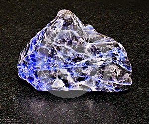 Sodalite isolated stone