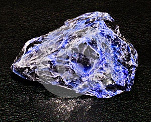 Sodalite isolated stone