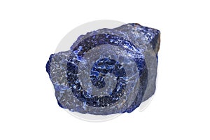 Sodalite on white background