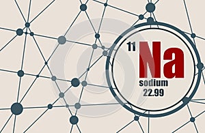 Sodium chemical element.