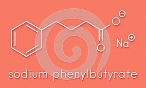 Sodium phenylbutyrate urea cycle disorders drug molecule. Also acts as histone acetylase HDAc inhibitor and chemical chaperone..