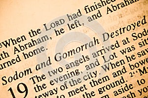 Sodom and Gomorrah Destroyed photo