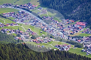 Soelden resort in Otztal, Tirol, Austria