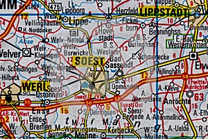 Soest, Germany, on a road m