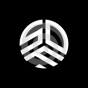 SOF letter logo design on black background. SOF creative initials letter logo concept. SOF letter design