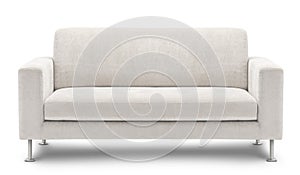 Sofa furniture isolated on white background