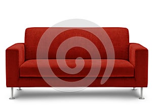 Sofa furniture isolated on white background