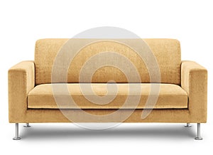 Sofa furniture on white background