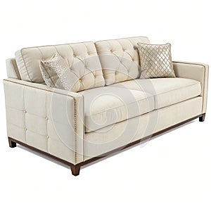 Sofa isolated on white background