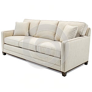 Sofa isolated on white background