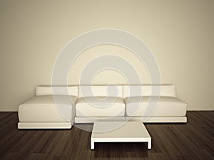 Sofa in room