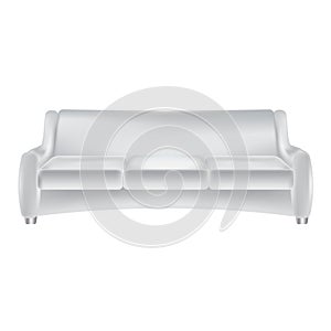 Sofa Icon white on white