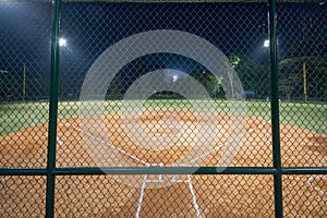 Softball field located in Jakarta, Indonesia