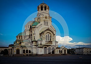 SOFIA, BULGARIA 23.07.2018: CATHEDRAL OF ALEXANDER NEVSKI