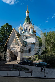 The Russian Church, known as the Church of St Nicholas the Miracle-Maker is.a Russian Orthodox church in central Sofia, Bulgaria .