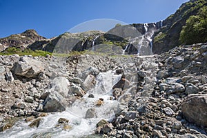 Sofia waterfalls in Karachay-Cherkessia. Russia