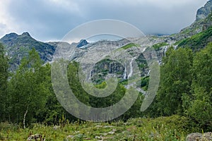 Sofia waterfalls, Lower Arkhyz, Karachay Cherkess Republic.