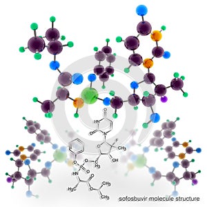 Sofosbuvir molecule structure