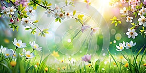 Beautiful abstract background with spring mood