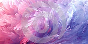 Soft Abstract Background With Feathery Strokes Blending Beautifully