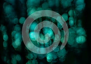 Soft abstract bokeh background with pale blue light circles