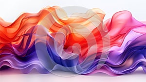 Soft Abstract Ripples in Pastel Hues of Silken fabrics Waves of Color background