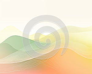 Soft Acoustic Melody: Abstract Pastel Harmony photo