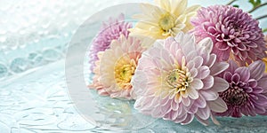 Pastel flower background