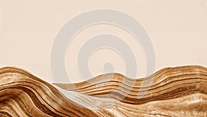 Soft Beige and Light Brown Stone Wave Texture