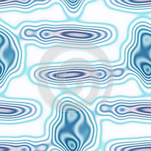 Soft blu water puddle seamless texture pattern. Fresh organic wet pool drop background. Swirl ombre blue degrade blur