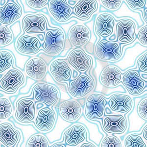 Soft blu water puddle seamless texture pattern. Fresh organic wet pool drop background. Swirl ombre blue degrade blur