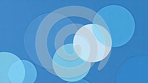 Soft Blue Bubble Design