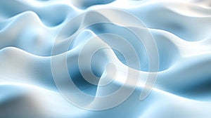 Soft Blue Textured Waves Background Generative AI