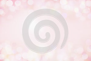 Soft Blurred Pink Bokeh Background photo