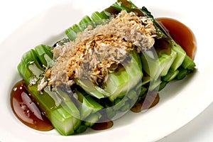 Soft boil Chainese - Broccoli with oyster sauce