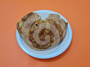 Soft bread made of flour and other ingredients in brown color