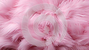 Soft bright pink fur texture background from afar for design projects and digital artworks