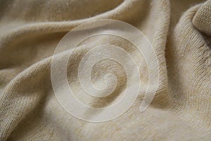 Soft cashmere texture, cosy warm cashmere sweater or blanket texture photo