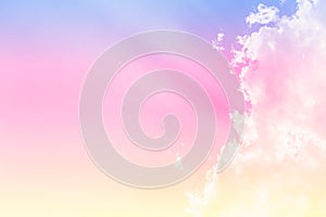 Soft cloud background color.