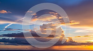 Soft Cloud Layers in Pastel Sky Background