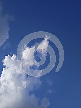 Soft clouds in the corner