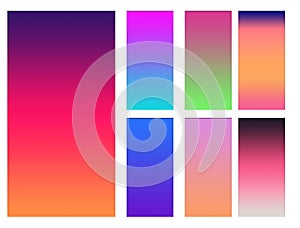 Soft color background. Modern screen vector design for mobile app
