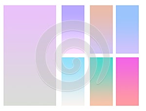 Soft color background. Modern screen vector design for mobile app