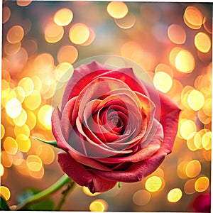 Rose bokeh background photo