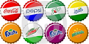 Soft Drink Bottle Caps Collection