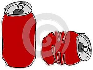 Soft-drink can